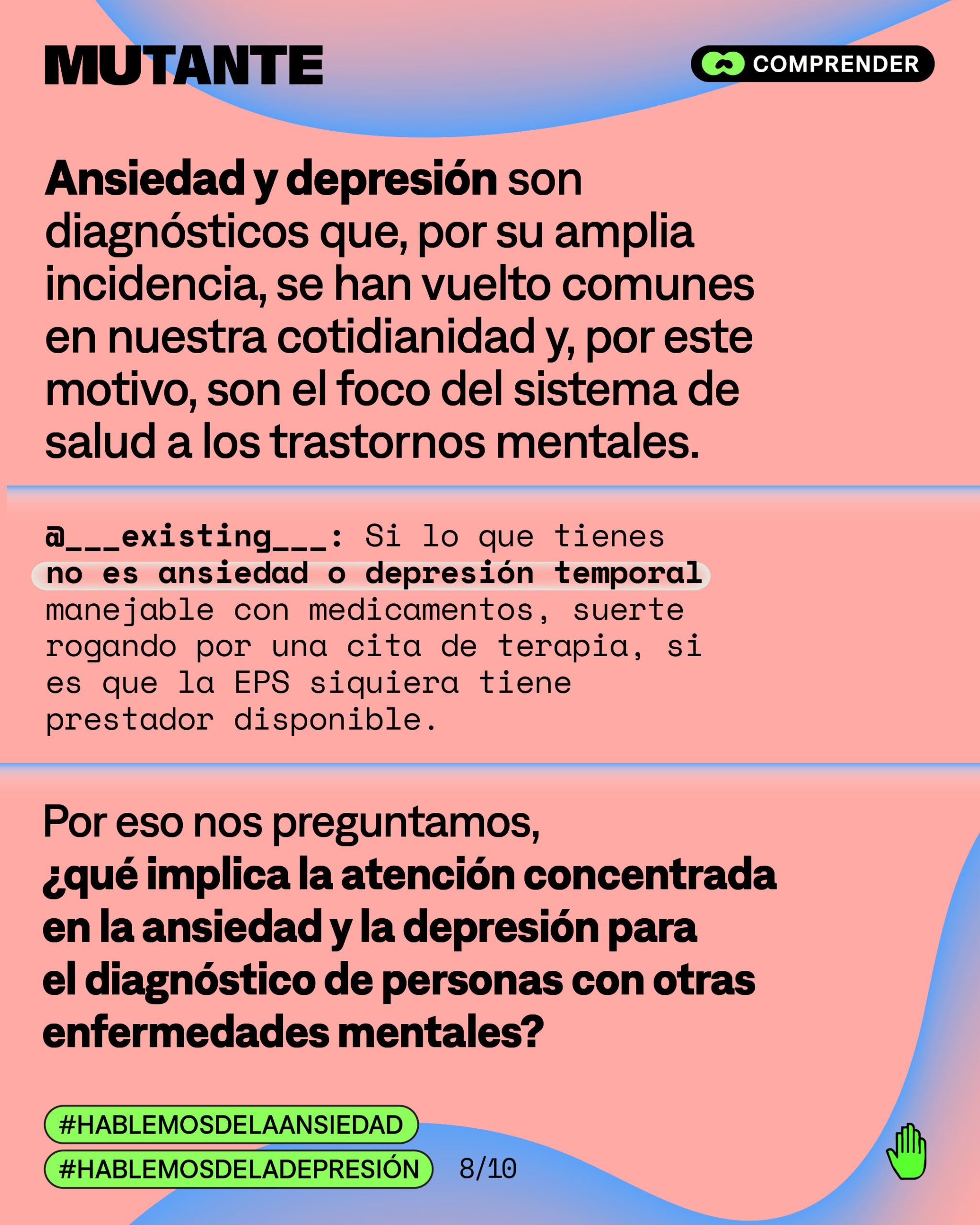 MUTANTE - "Depresión y ansiedad son etiquetas..."